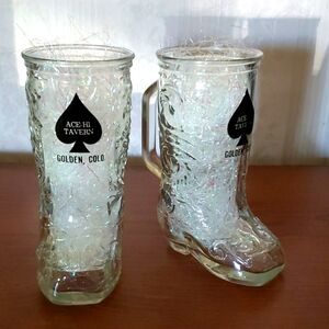 2 vintage Boot Tavern Mugs